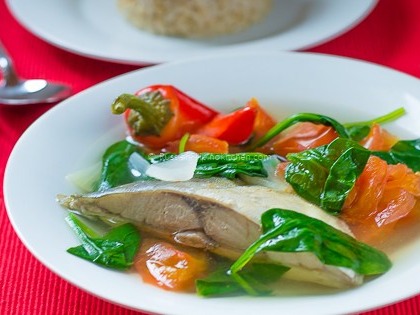 Tinola in Tagalog or Visayan, or la uya in Ilocano is a soup-based dish served as an appetizer or&nb...